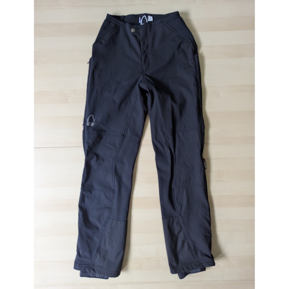 Sierra Designs‎ Polartex Fleece Lined hiking Gorpcore Pants Black S Made USA